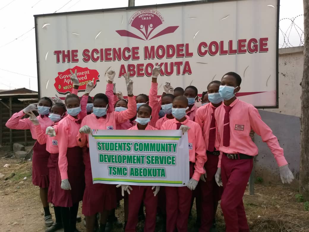 Students at The Science Model Schools Abeokuta